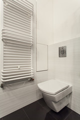 Naklejka na ściany i meble Minimalist apartment - toilet