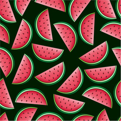 Watermelon Seamless Pattern