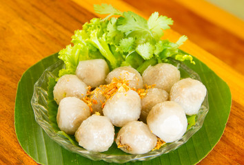 Tapioca Dumplings with Pork