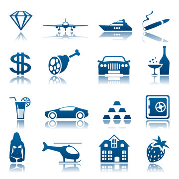 Luxury Life Icon Set