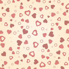 Vintage vector valentine's background