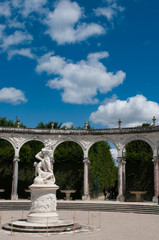 Fototapeta na wymiar Statue in Versailles Gardens