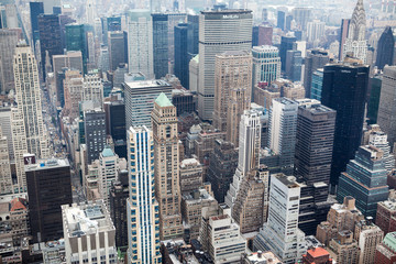 Fototapeta na wymiar New York City Manhattan skyline widok