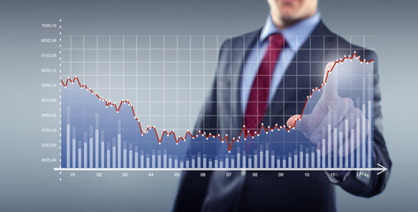 Man with Chart