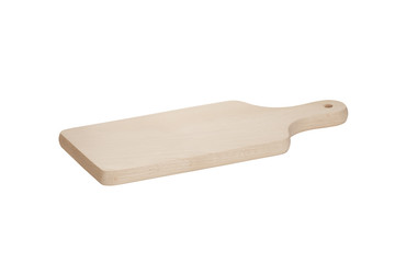 wooden chopping board or bread board