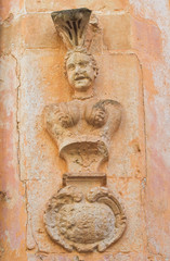 Historical palace. Galatina. Puglia. Italy.