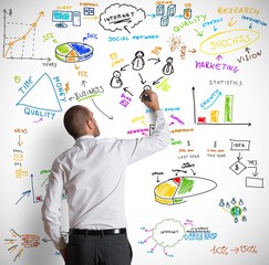 Modern business concept