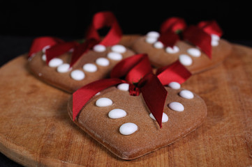 Three gingerbreads