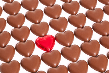 Chocolate hearts