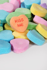 Valentine Candy Hearts "Kiss Me"