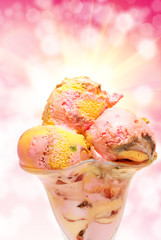 Close up of ice cream