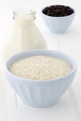 Rice pudding ingredients