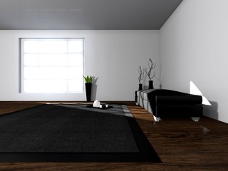 Fototapeta premium modern livingroom interior