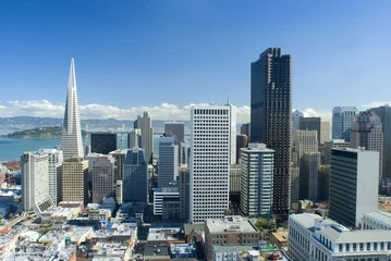Selbstklebende Fototapete San Francisco Innenstadt von San Francisco