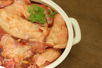 Pork marinated sauce