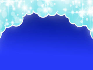 blue cloud background