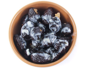 prunes on a plate