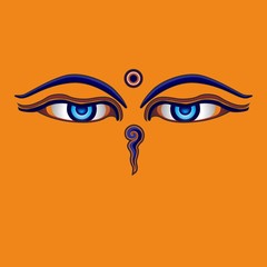 Buddha eyes