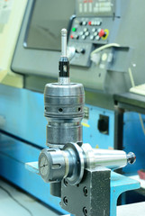 Both collet of CNC machine