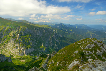 Mountain landscape Poland Tatra