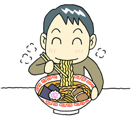 ラーメン男性
