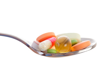 Various drugs vitamins and nutrition supplements