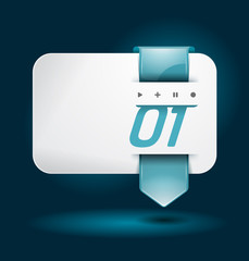 Modern arrow Design template / can be used for infographics