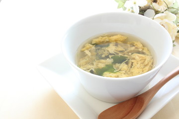 korean cuisine, seaweed and egg soup