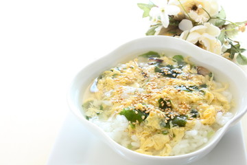 korean cuisine, seaweed and egg rice soup