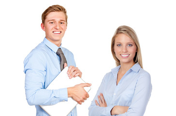 junge geschäftspartner