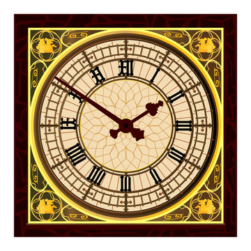 Big Ben Clock Face