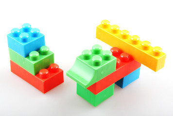 Plastic building blocks