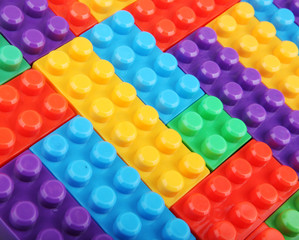 Plastic building blocks