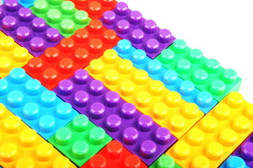 Plastic building blocks