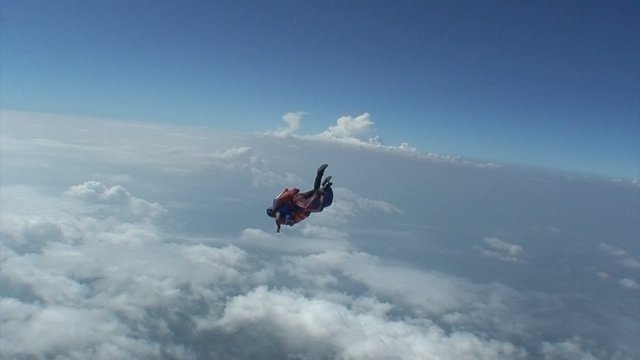 Skydiving video.