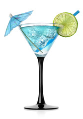 Blue cocktail