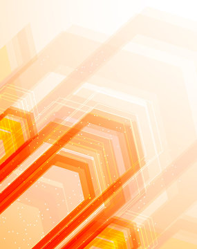 Bright orange background