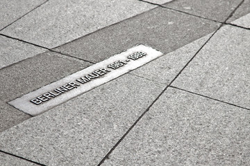 Berliner Mauer - Markierung in Berlin