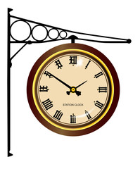 Railway Station Clock