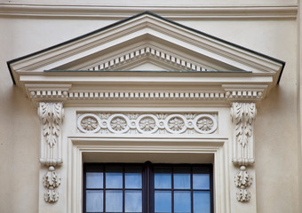 Fenster einer eleganten Villa - Detail