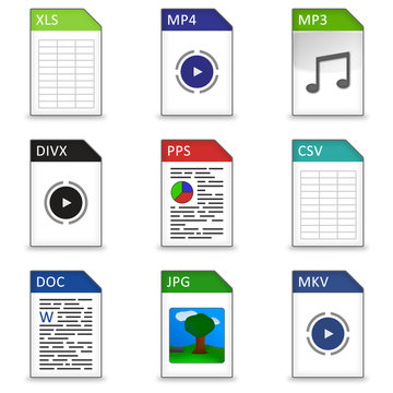 Dateitypen Iconset #4