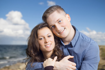 Happy Couple at the beach