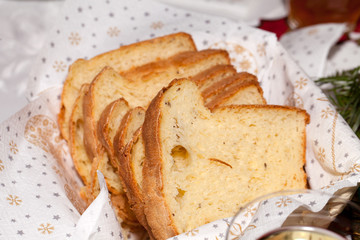 slices of the fresh bread
