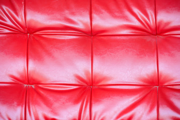 Texture cuir rouge