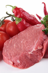 raw meat