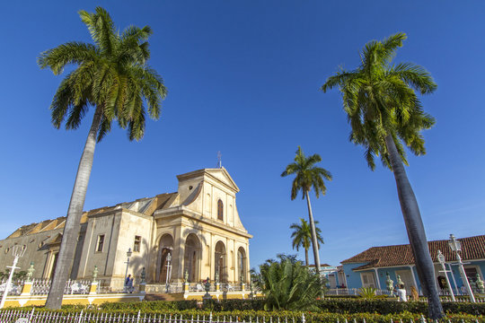 Historische Kirche in der Stadt Trinidad auf Kuba