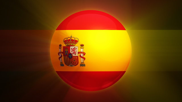 Spain Globe Flag