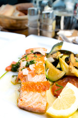 grilled salmon