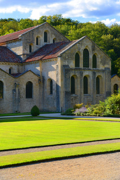 Kirche des Klosters Fontenay / Bourgogne, Frankreich