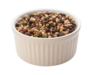 Rainbow Peppercorn Isolated clipping path